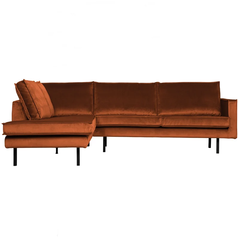 Rodeo eckbank linken velvet rost