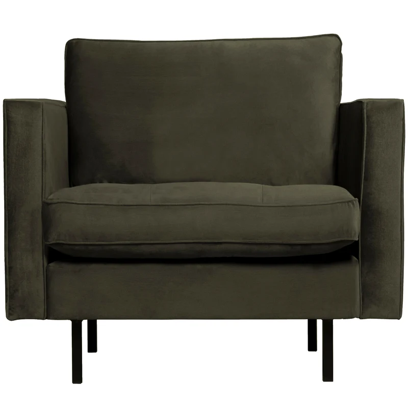 Rodeo classic sessel velvet dunkelgrün