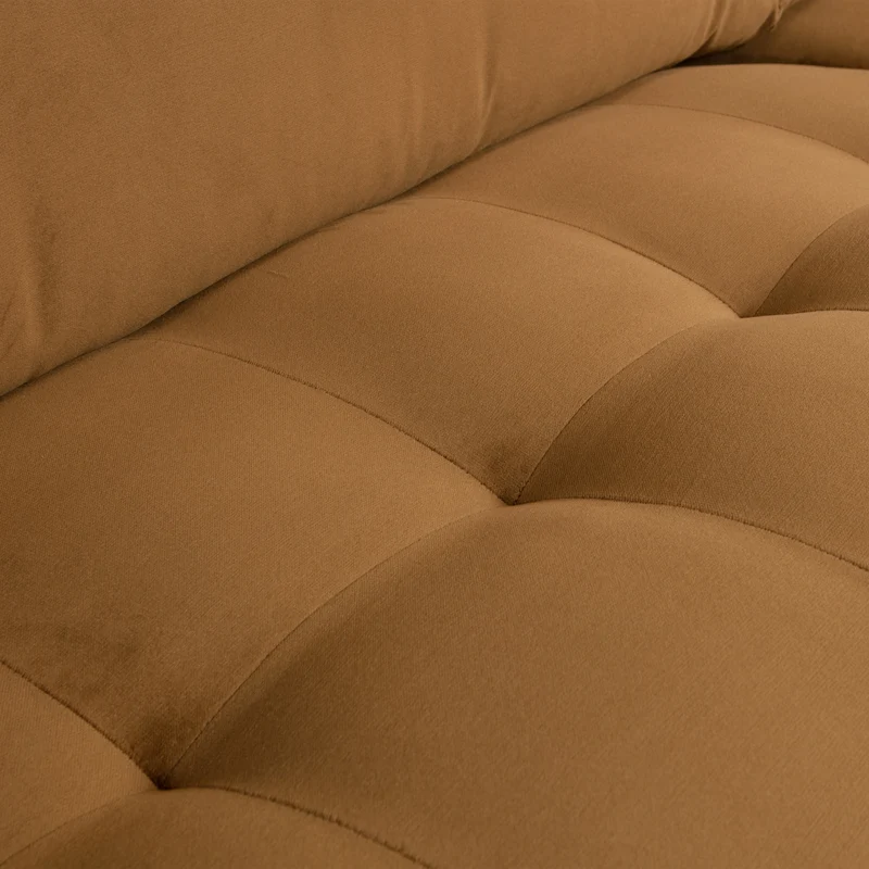 Rodeo classic sessel velvet honiggelb