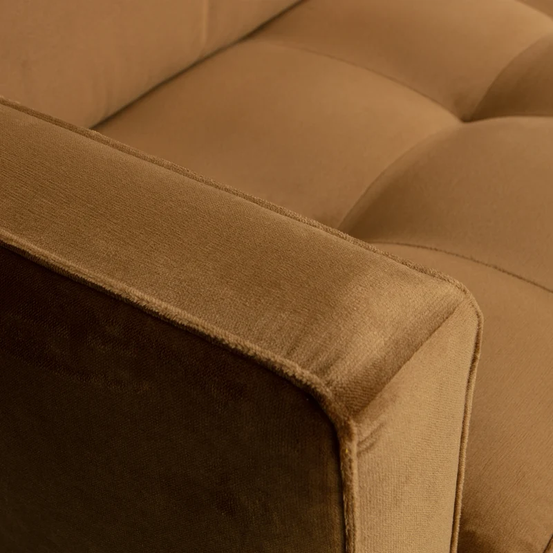 Rodeo classic sessel velvet honiggelb