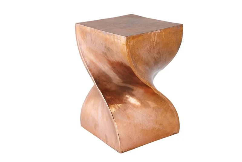 Design Beistelltisch GIRO Aluminium 45cm kupfer