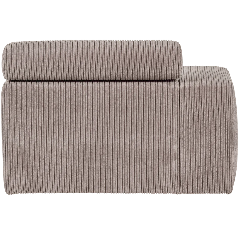 Novi chaise longue element armlehne links kord sand