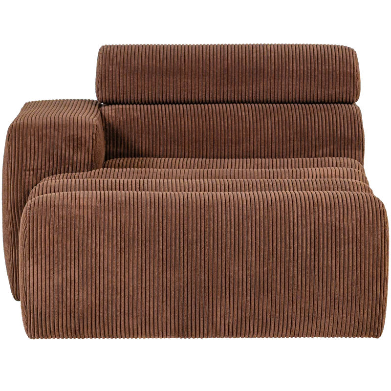 Novi chaise longue element armlehne links kord terra