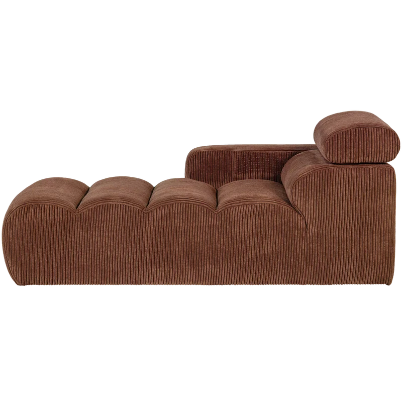 Novi chaise longue element armlehne links kord terra