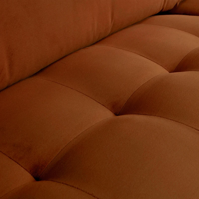 Rodeo classic sessel velvet rost