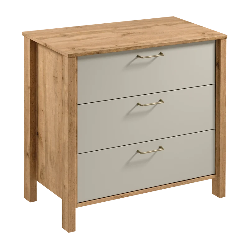 Velario Wohnzimmer-Set 5-teilig – Modernes Wohnmöbel-Set in Wotan Eiche & Beige