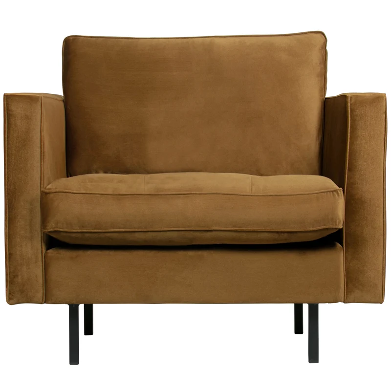 Rodeo classic sessel velvet honiggelb