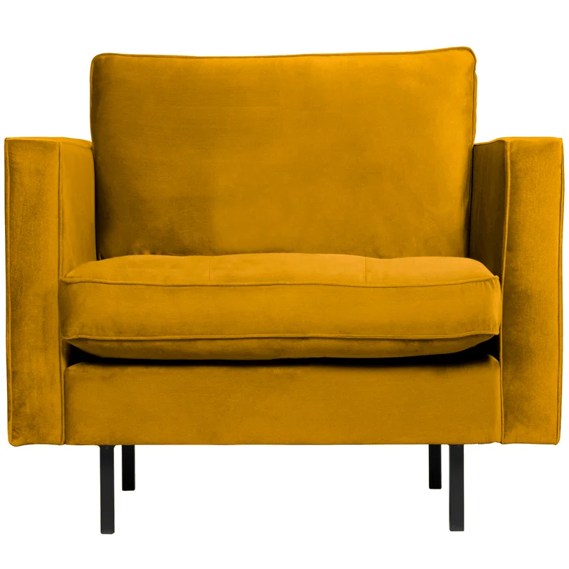 Rodeo classic sessel velvet ochre