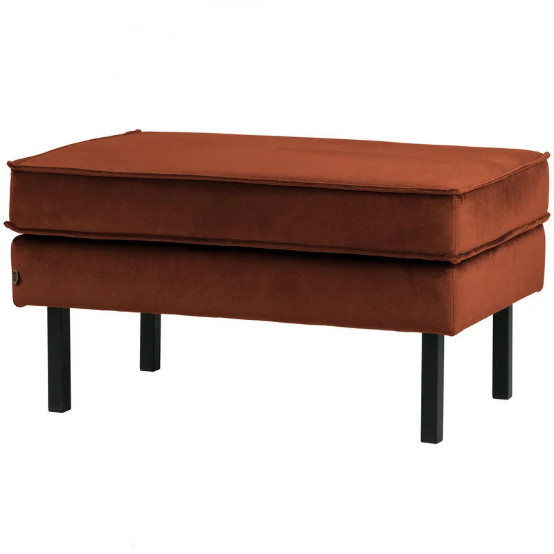 Rodeo fusshocker auf beine velvet rost