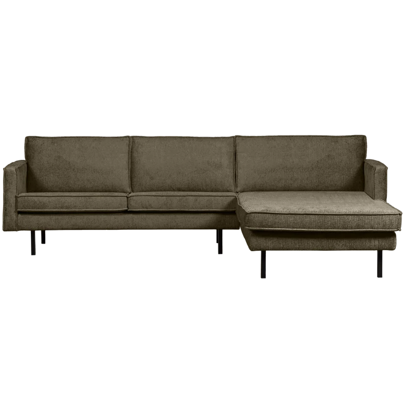 Rodeo chaise longue rechts structure velvet bonsai