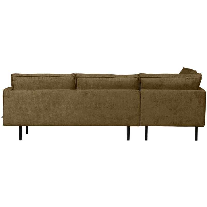 Rodeo eckbank linken structure velvet brass