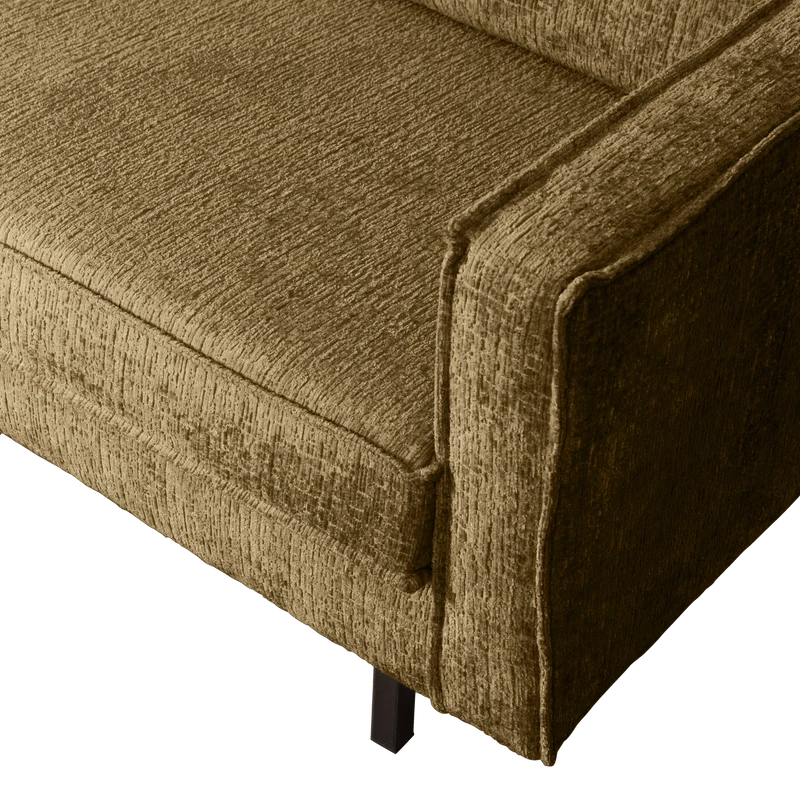 Rodeo eckbank linken structure velvet brass