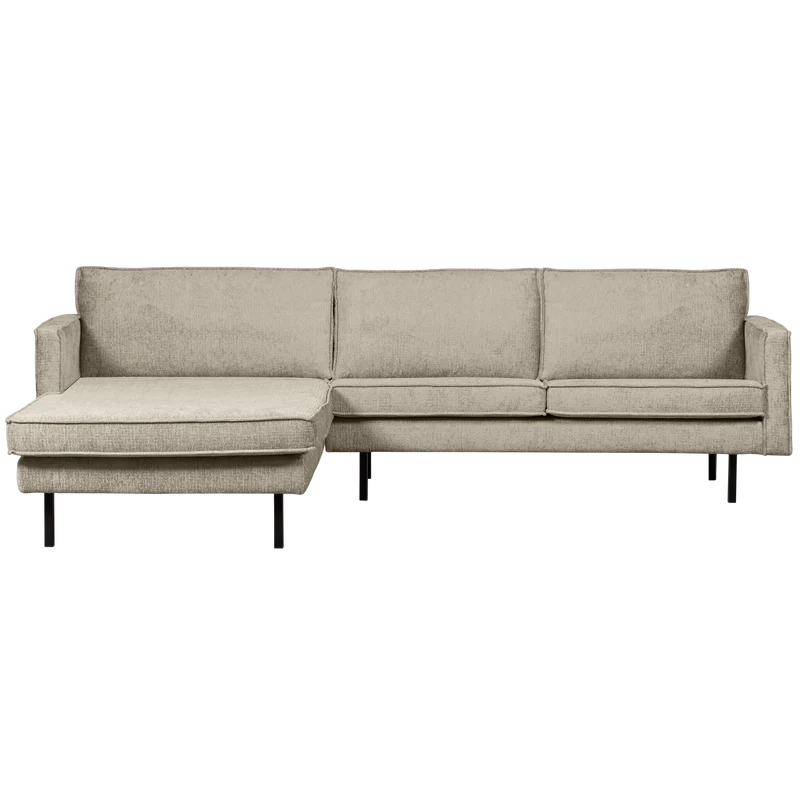 Rodeo chaise longue linken structure velvet wheatfield