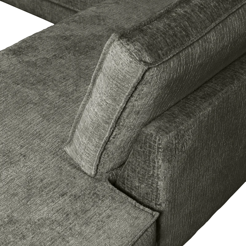 Rodeo eckbank rechts structure velvet frost