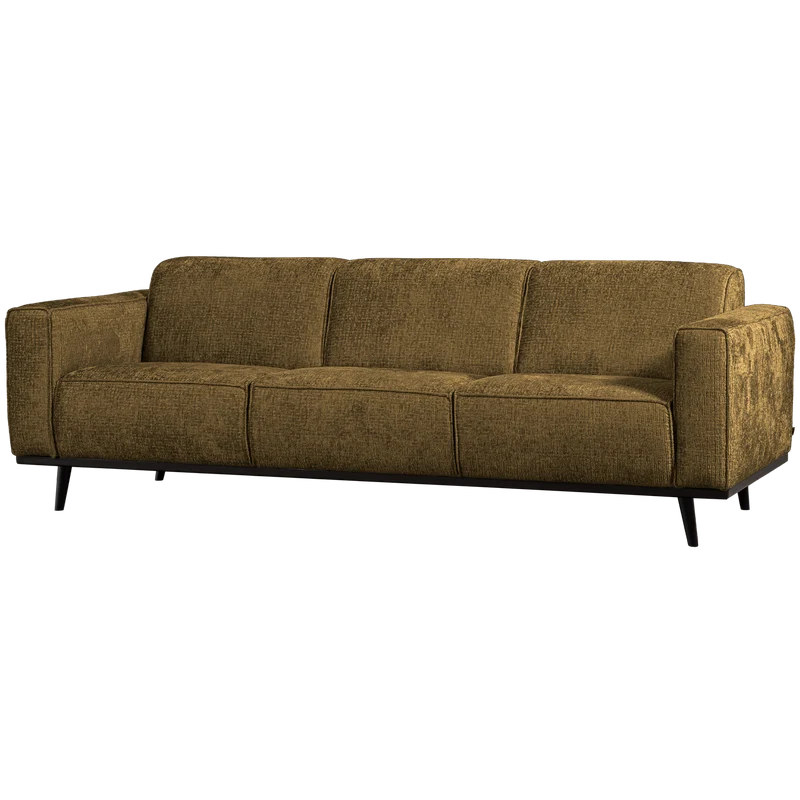 Statement 3-sitzer 230 cm structure velvet brass
