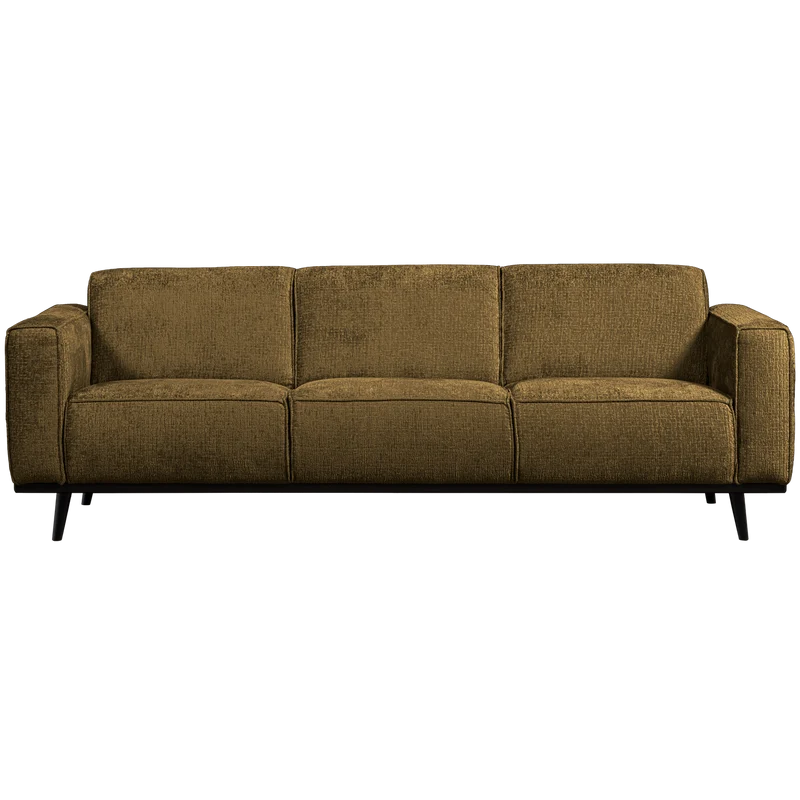Statement 3-sitzer 230 cm structure velvet brass