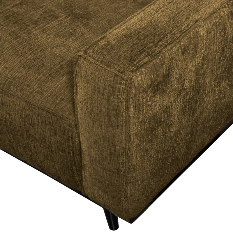 Statement 3-sitzer 230 cm structure velvet brass