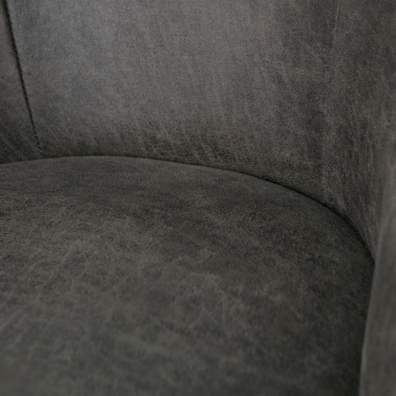 Vogue sessel ecoleder schwarz