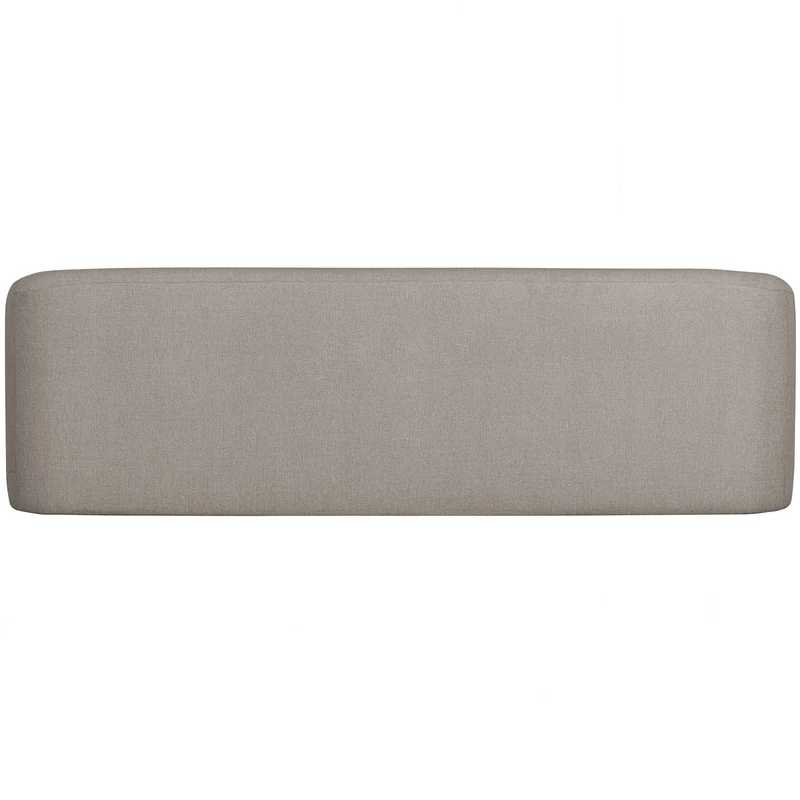 Sloping 3-sitzer sofa off white melange