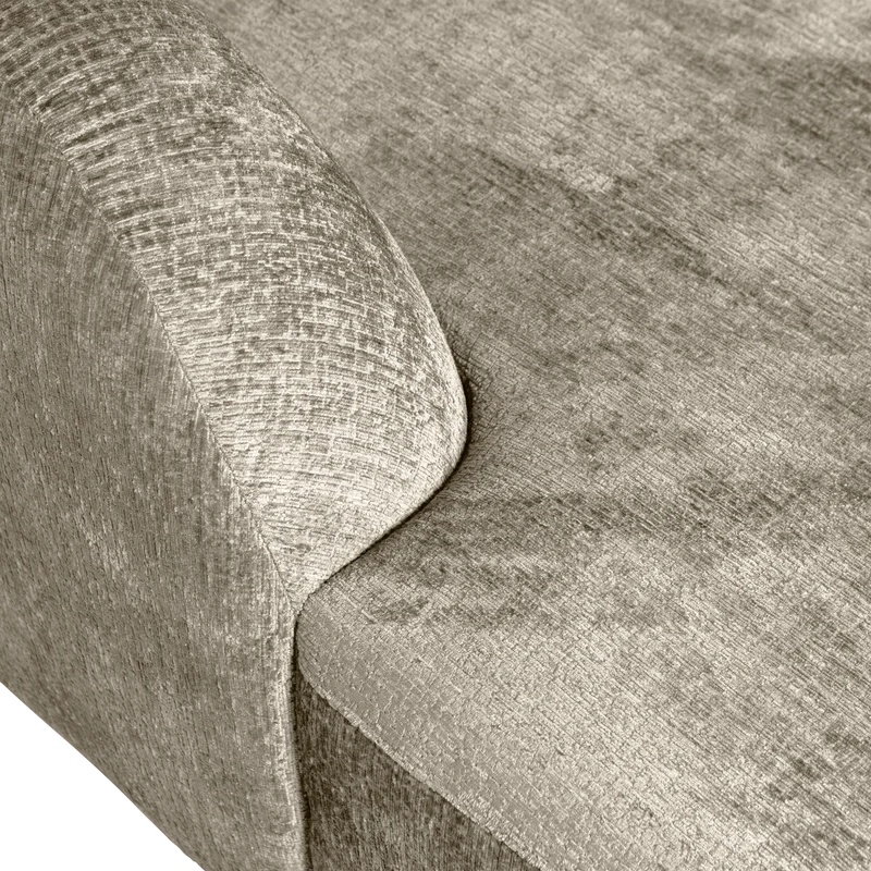 Sloping eckbank links structure velvet wheatfield