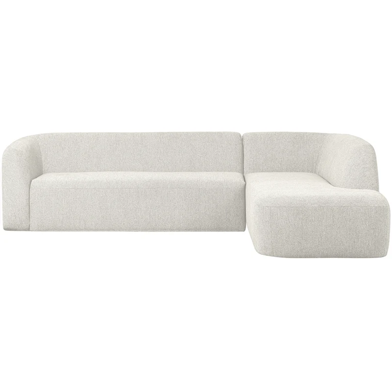 Sloping eckbank rechts pearl melange