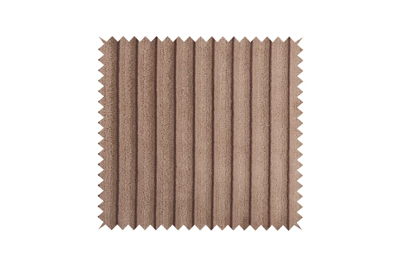 KAWOLA Stoffmuster Cord braun
