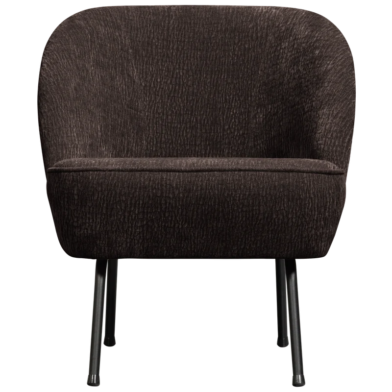 Vogue sessel 3D chenille dunkelbraun