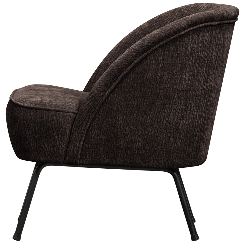 Vogue sessel 3D chenille dunkelbraun