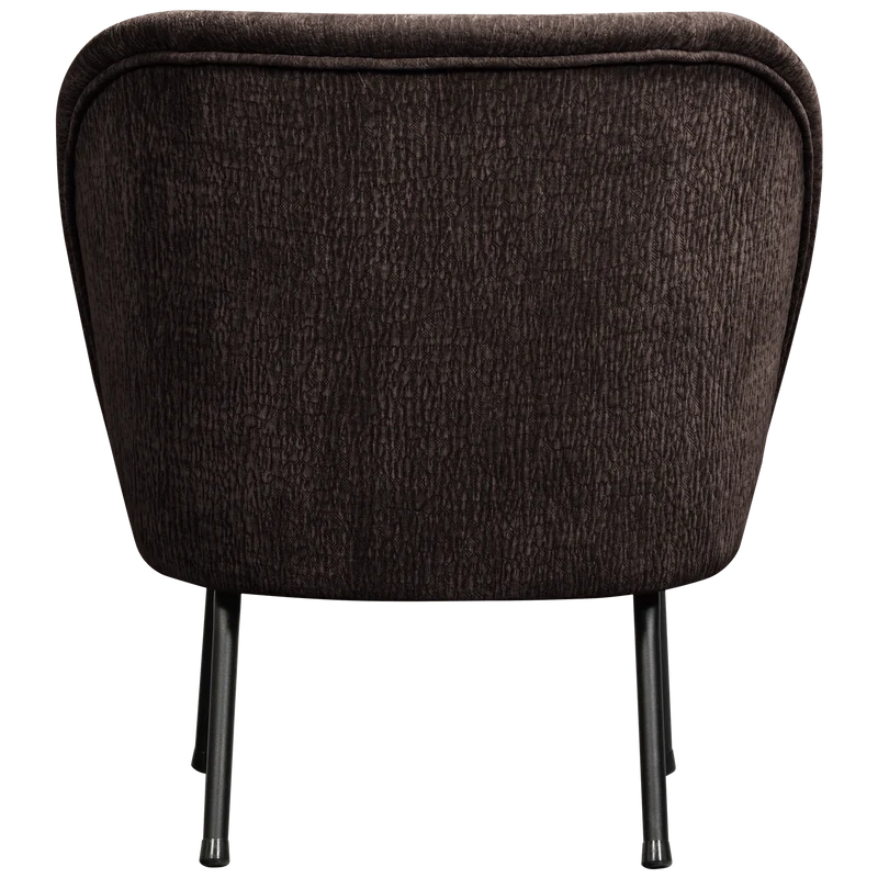 Vogue sessel 3D chenille dunkelbraun