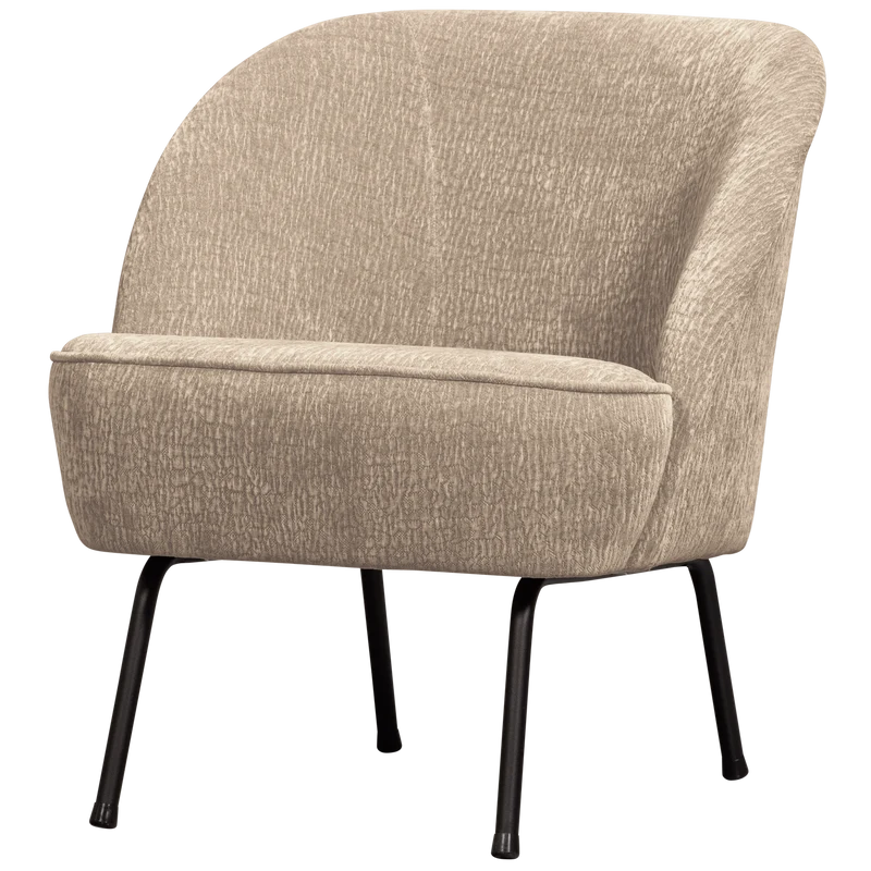 Vogue sessel 3D chenille sand