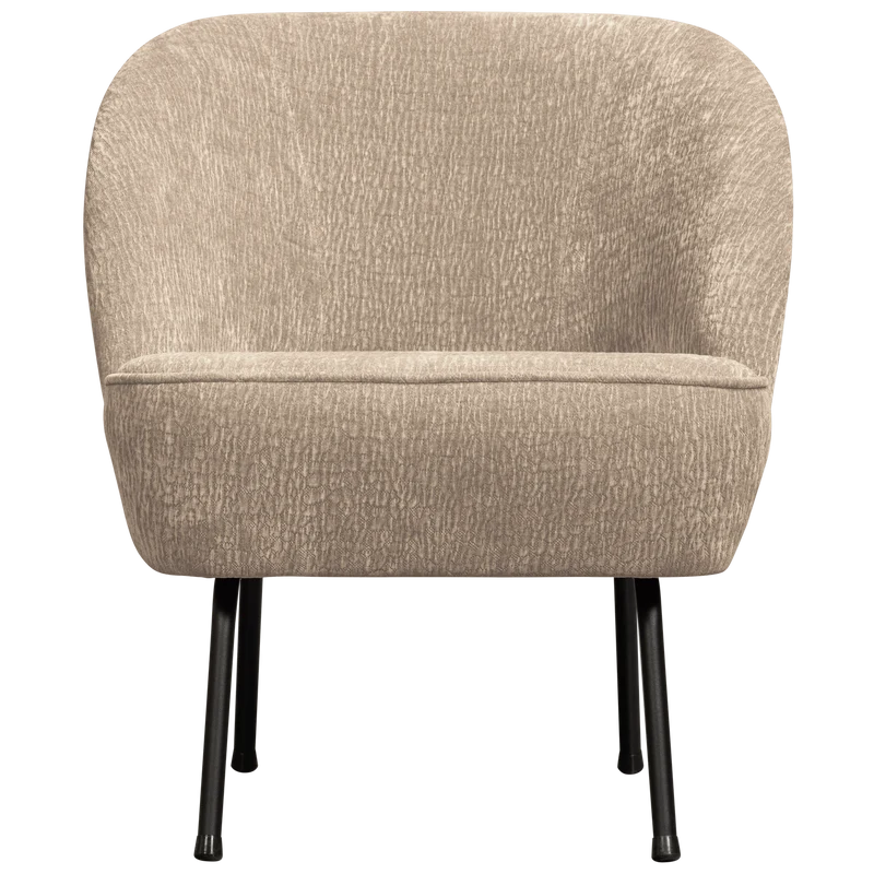 Vogue sessel 3D chenille sand