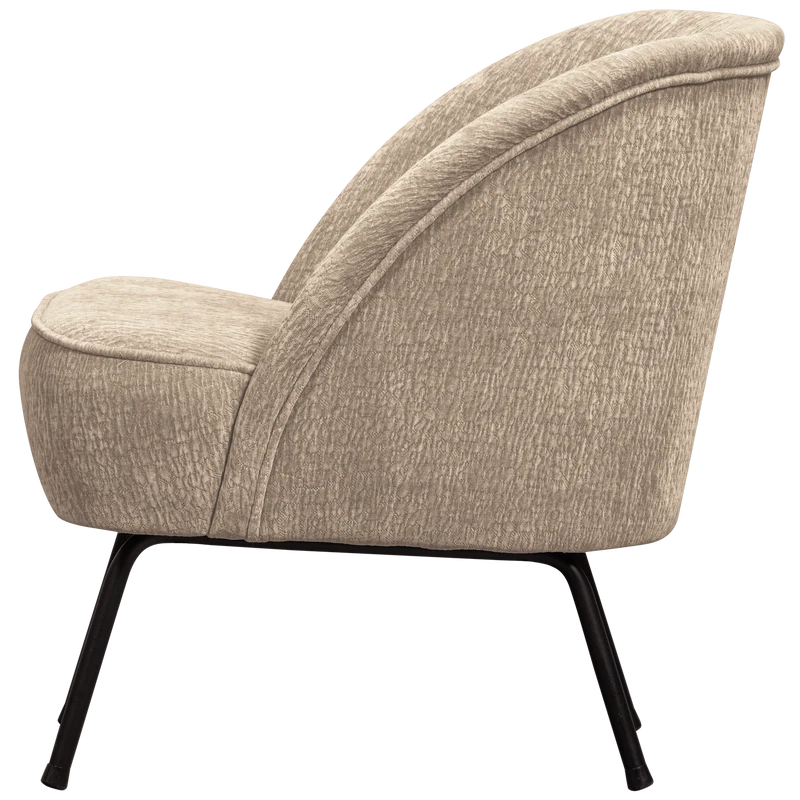Vogue sessel 3D chenille sand