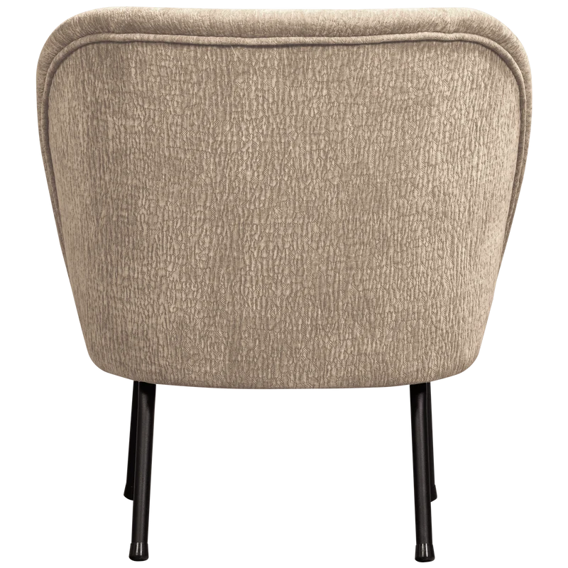 Vogue sessel 3D chenille sand
