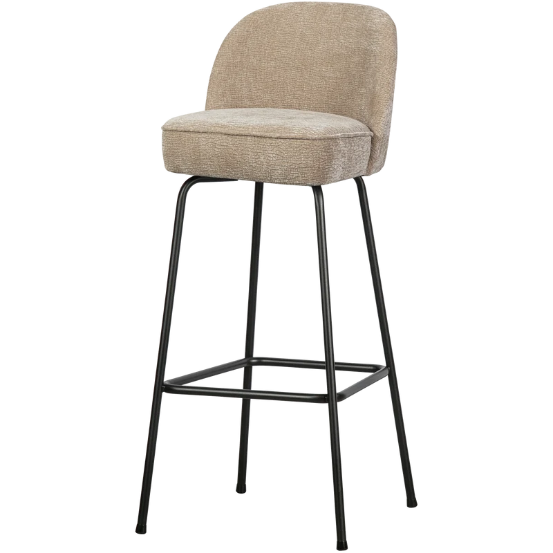 Vogue barhocker 80 cm 3D chenille sand