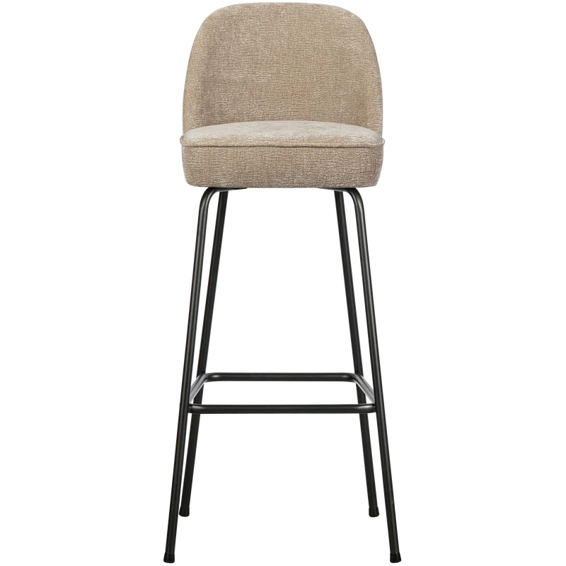 Vogue barhocker 80 cm 3D chenille sand