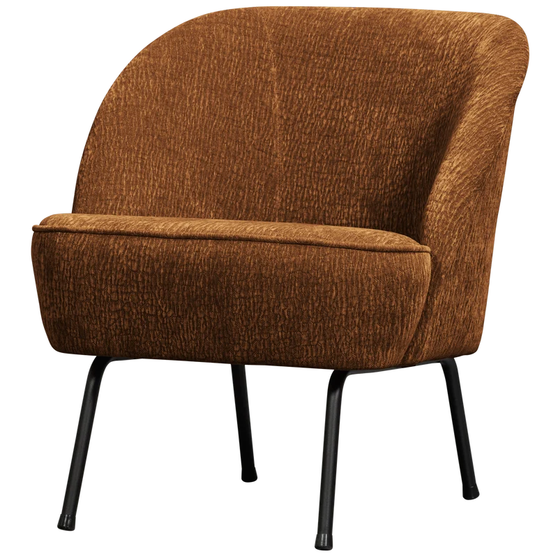 Vogue sessel 3D chenille mittelbraun