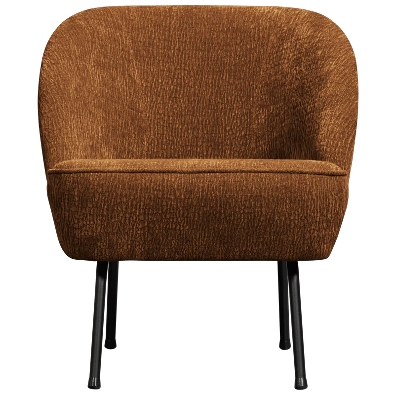 Vogue sessel 3D chenille mittelbraun