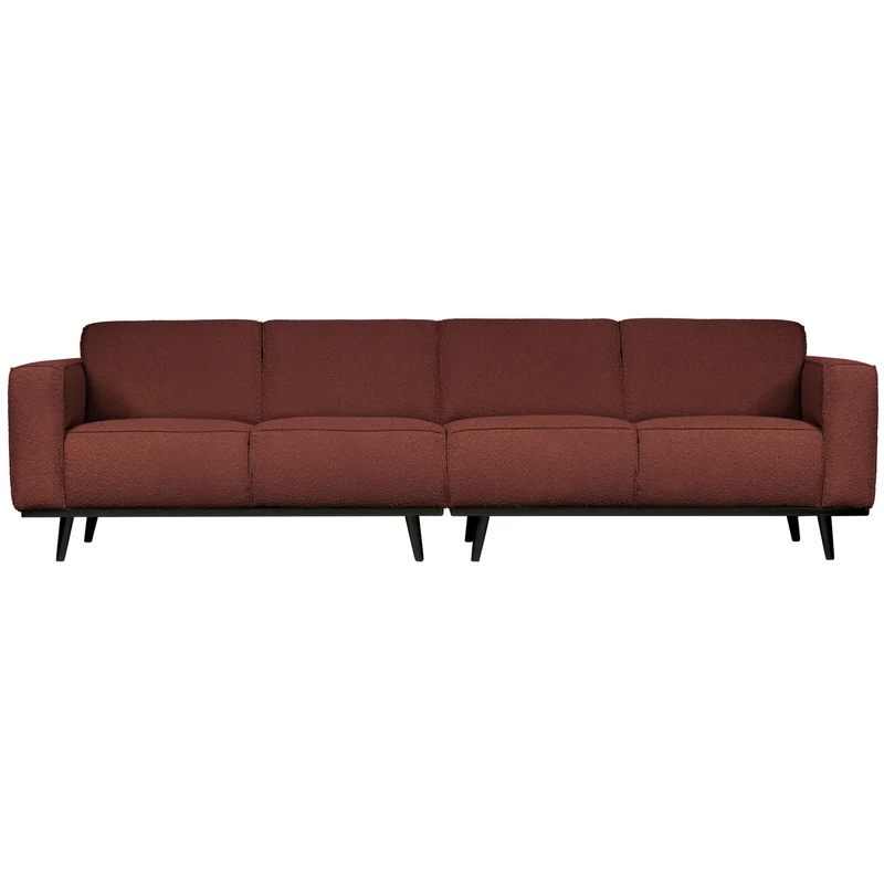 Statement 4-sitzer 280 cm bouclé kastanie