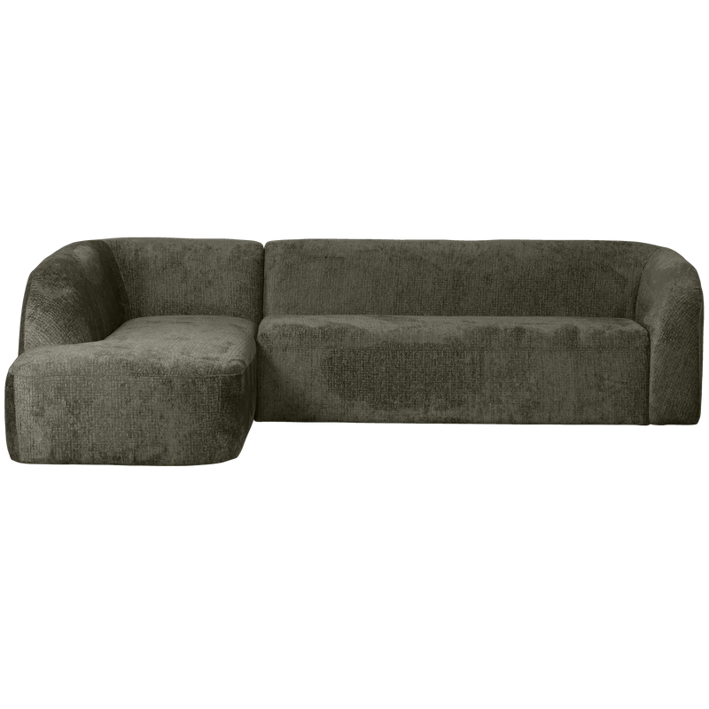 Sloping eckbank links structure velvet frost