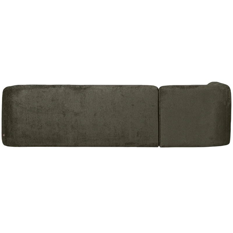 Sloping eckbank links structure velvet frost
