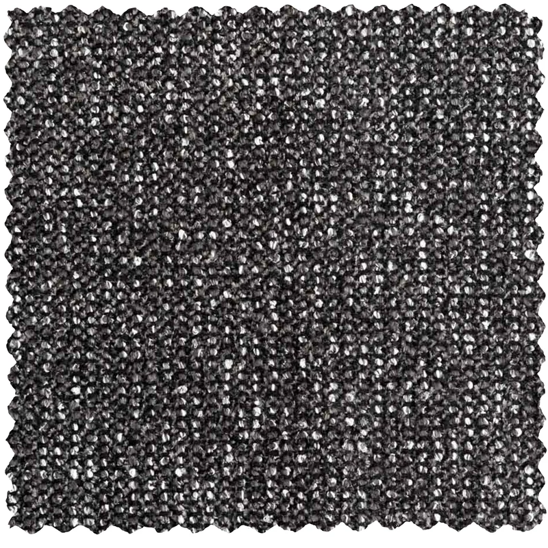 Sloping eckbank links grau/schwarz melange