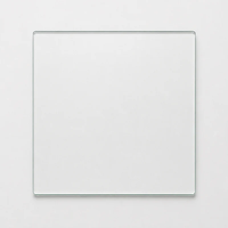Glasplatte TERRY 80x80cm Quadratisch 8mm Stärke Gehärtetes Glas