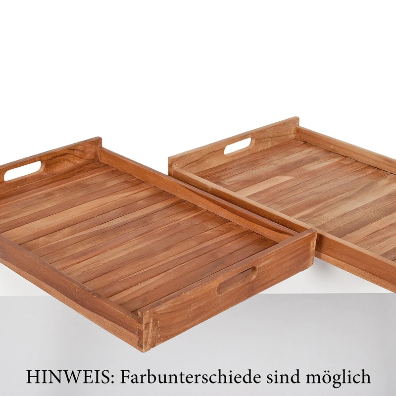 Teak Tablett BANDEJA-MEDIUM Natural ca. L57cm