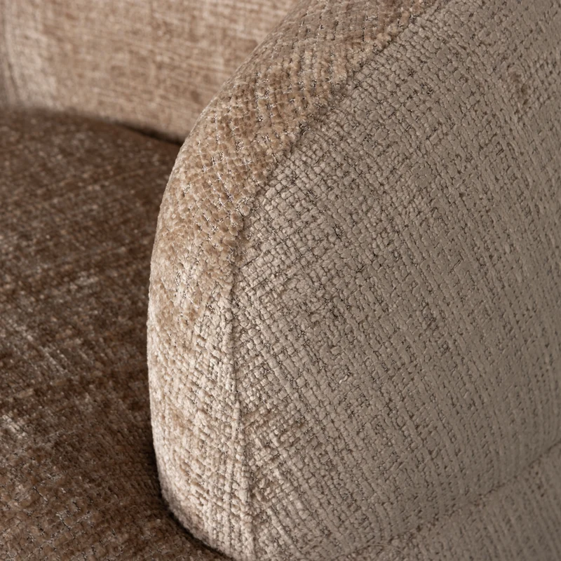 Woolly wendung sessel chenille sand