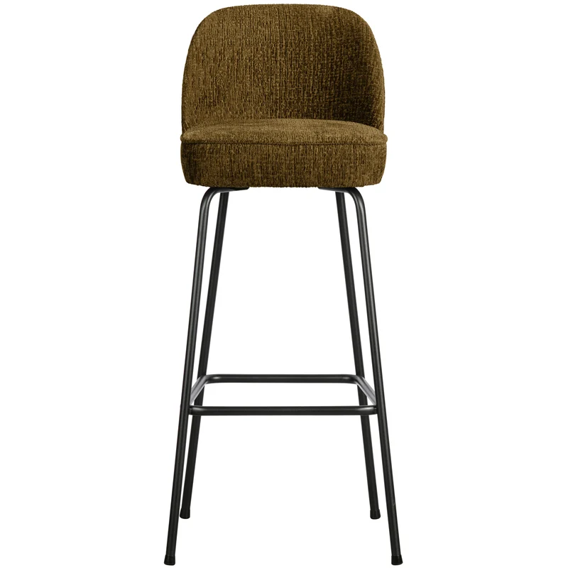 Vogue barhocker 80 cm structure velvet brass
