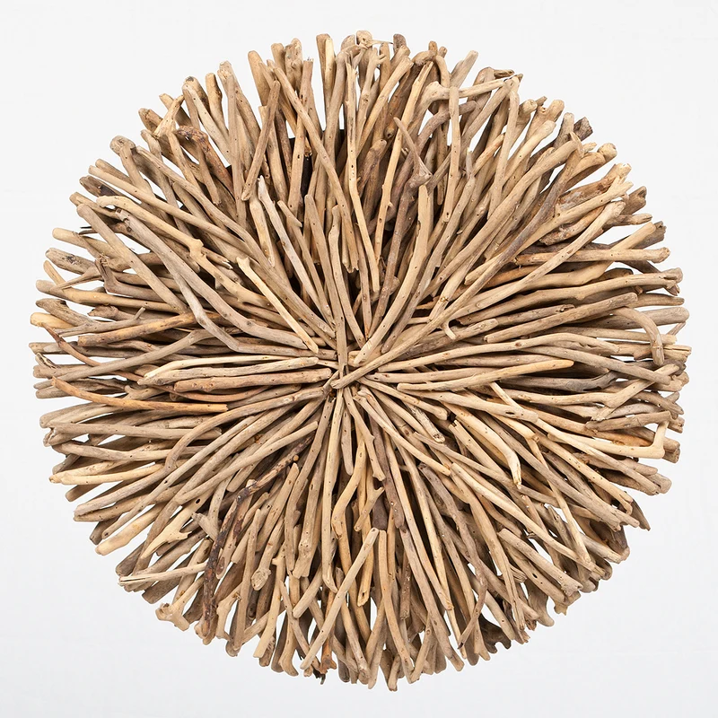 Wand-Deko-Objekt BULAT Natural ca. D100cm Treibholz
