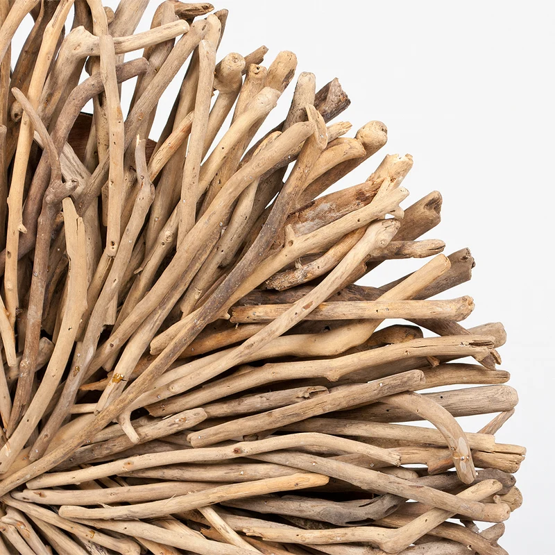 Wand-Deko-Objekt BULAT Natural ca. D100cm Treibholz