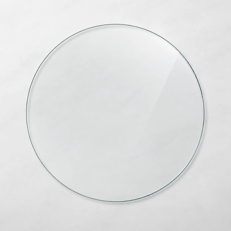 Glasplatte TERRY 80cm Rund 8mm Gehärtetes Glas