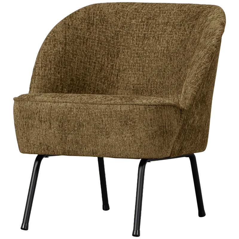 Vogue sessel structure velvet brass