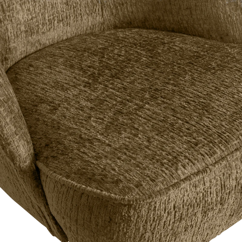 Vogue sessel structure velvet brass